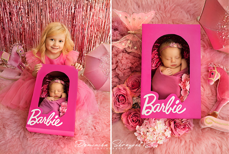 barbie sesja noworodkowa warszawa